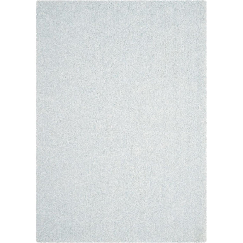 Winnett Shag Hand Tufted Performance Solid Color Rug, Rectangle 4' x 6'