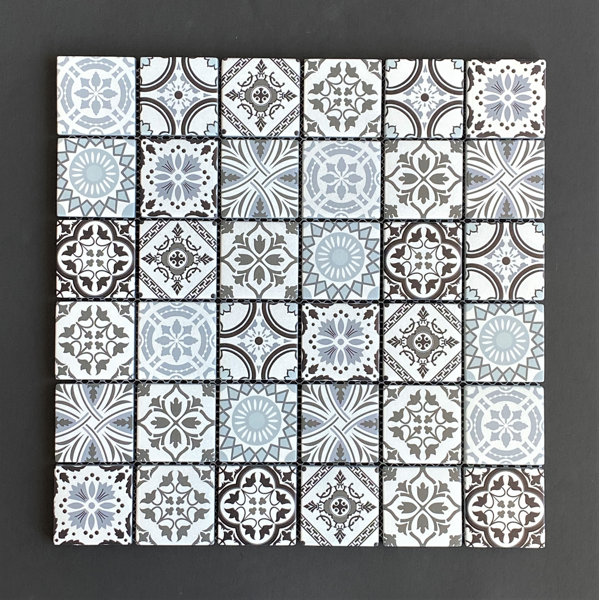 Inkjet Glass Bathroom Wall Mosaic Tile