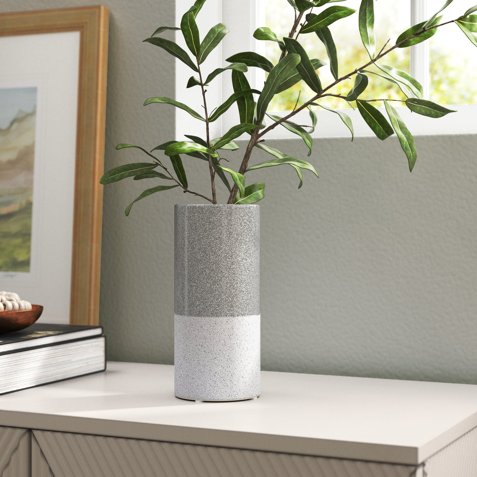 Hopeton 8.75'' Ceramic Table Vase