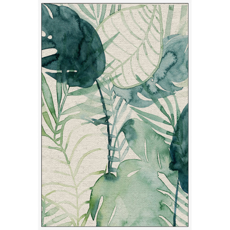 Palm Pieces III - Print on Canvas, 152 cm H x 102 cm W x 4 cm D