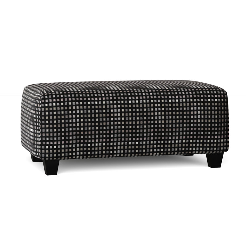 Jireth Upholstered Ottoman, Cairo Black