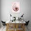 Marble Blush Snail 1 - Wrapped Canvas Print-504717018