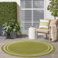 Tapis intérieur / extérieur vert Nourison Essentials Ivory-614333256