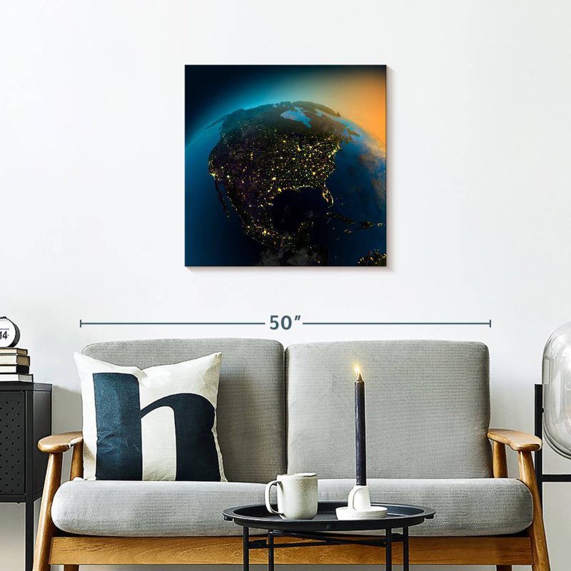 Oberle View Of America, 24" H x 24" W