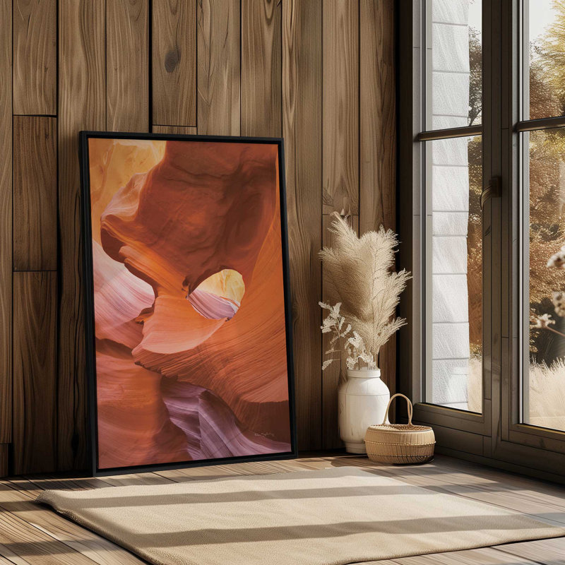 Sculpted by Time v1, impression, Cadre américain en érable flottant, H 18,75 po x l 12,75 po x P 1,75 po