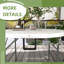 Table de patio d'extérieur 48 po Rovirosa