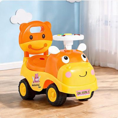 Tout-petits, vélos et équitation pour enfants avec 19,7 pouces et polypropylène de couleur orange, capacité de 48,5 lb