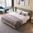 Janine Corduroy Upholstered Wingback Bed with Slat Kit and Solid and Manufactured Wood Frame-749801280-749801294