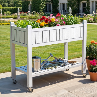 42.5''W X 35.4''H Ft Resin Raised Garden Bed