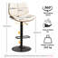 Height Adjustable Swivel Bar Stool-1910833087