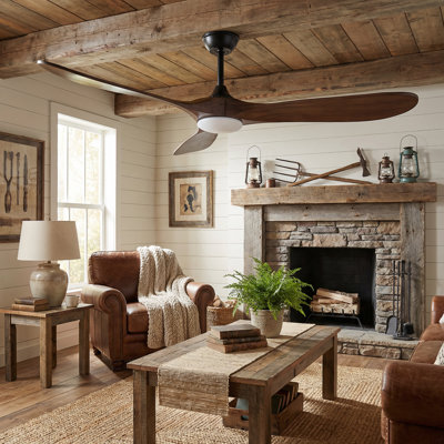 Bhradain 59.8'' Ceiling Fan with LED Lights