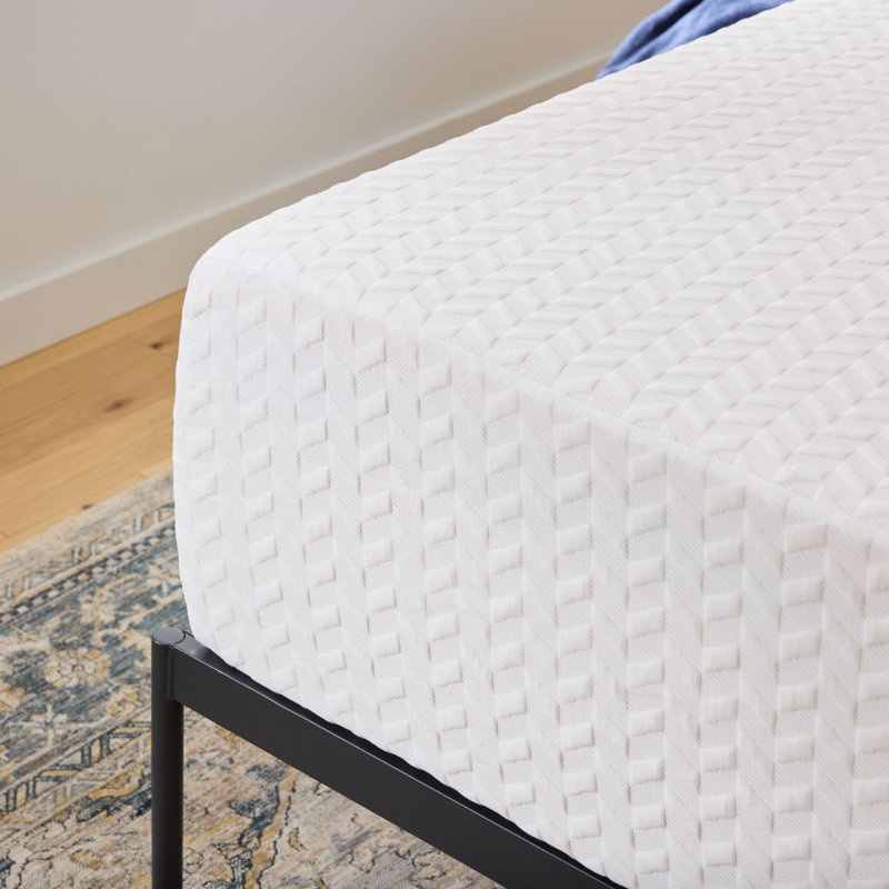 Matelas en mousse viscoélastique imprégnée de gel 14 po Lucid SureCool ™, Lit simple, 14"