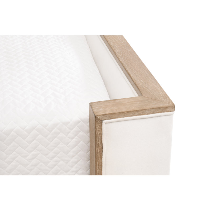 Merdith Upholstered Wingback Bed, King