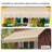 Yaheetech Fabric Beige Cover Retractable Patio Awning-66002067-94592229