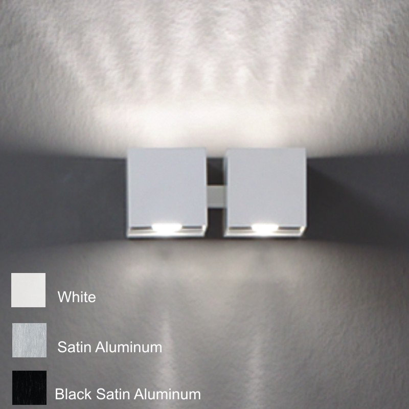 Dau 2 Light Linear Surface, Matte White Lacquer