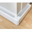 Plinthe chauffante en aluminium blanc Titan-75299171