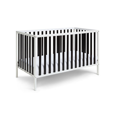 Deux Remi Island Crib White/Black