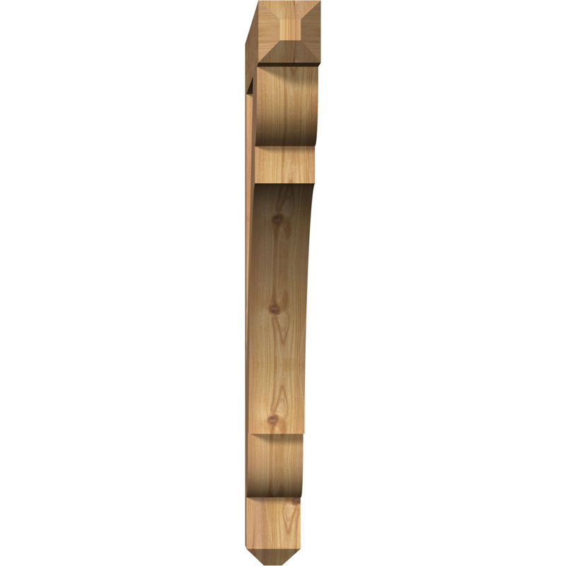 Support pour artisan olympique, Cèdre rouge de l'Ouest (lisse), H 34 po x l 3,5 po x P 34 po