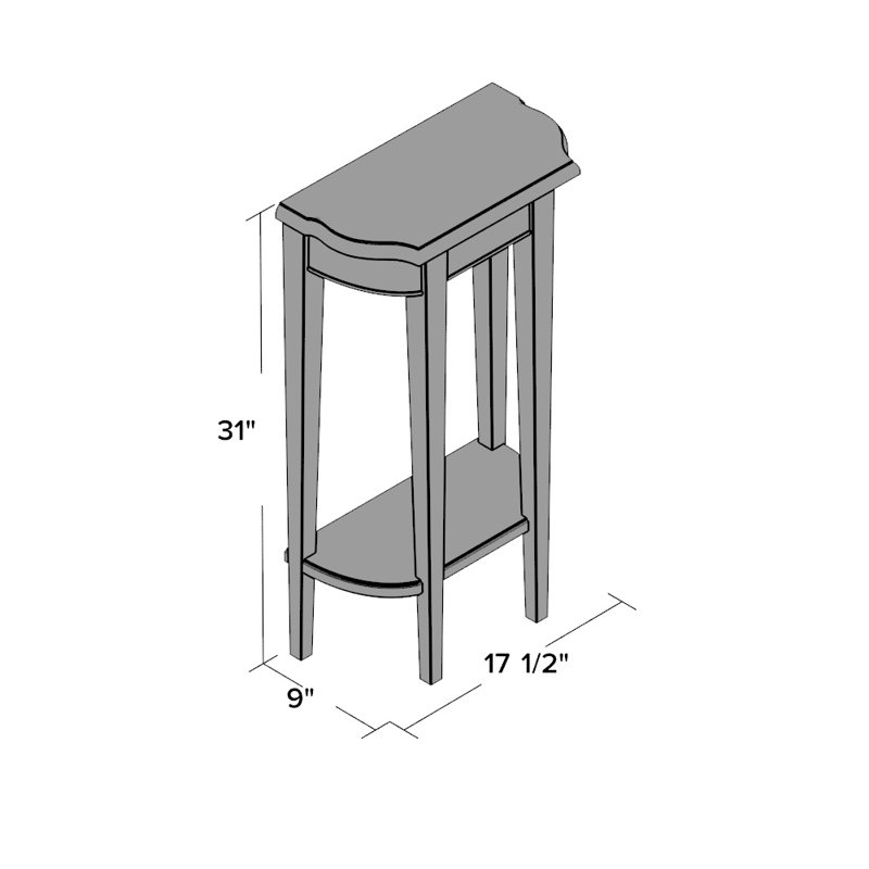 Wendell Console Table, Plantation Cherry
