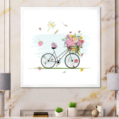 Floral Floral Illustration II - décoration murale glam sur toile