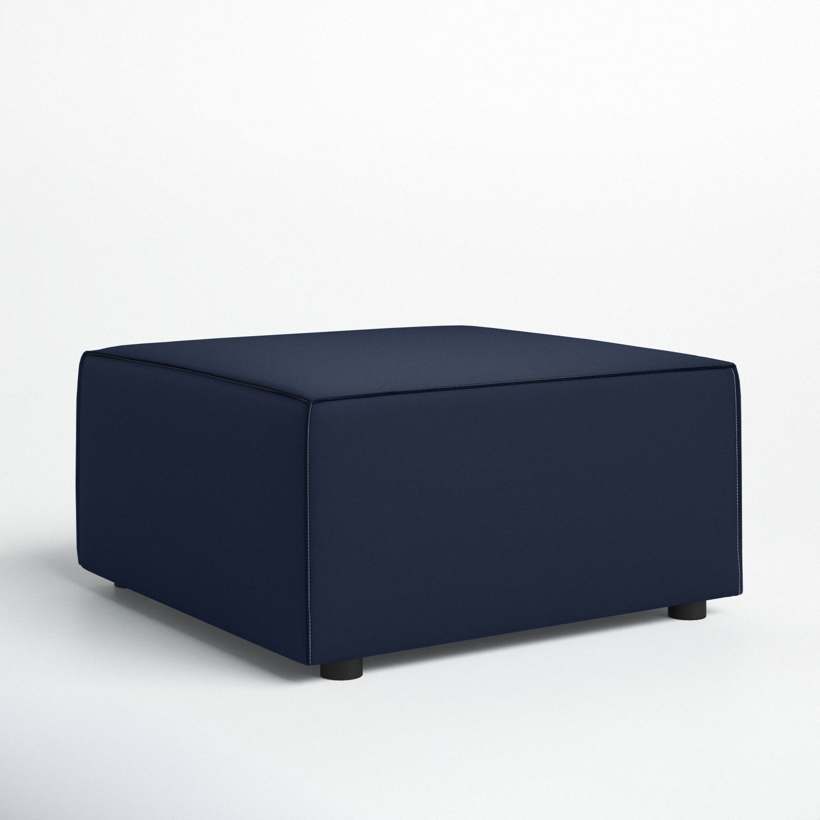 Modway Saybrook Patio Ottoman, Navy