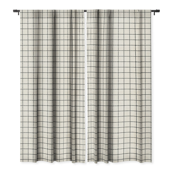 Hokku Designs Brylan Polyester Blackout Curtain Pair | Wayfair