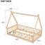Lit simple tipi avec lattes - Le confort durable de la conception de la tente transformera votre chambre à coucher-118281550