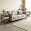 Ensemble de 2 tables de bout industrielles à 3 niveaux - Structure en métal robuste, tablettes en filet, design carré peu encombrant - Parfait pour le salon ou la chambre à coucher - Tables d'appoint rustiques durables - Gris foncé