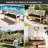 Outdoor Bench Cushion Waterproof Fade Resistant Patio Furniture Cushions With Handle For Sofa And Chair