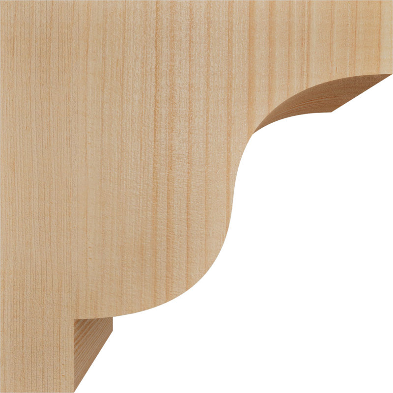 Newport Corbel, H 8 po x l 3,5 po x P 8 po, Sapin de Douglas, Lisse