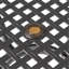 TABLE CAILLETTE EN CAOUTCHOUC I 39IN SQ