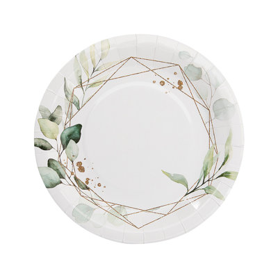 Paper Decorative Plate - Set of 5+