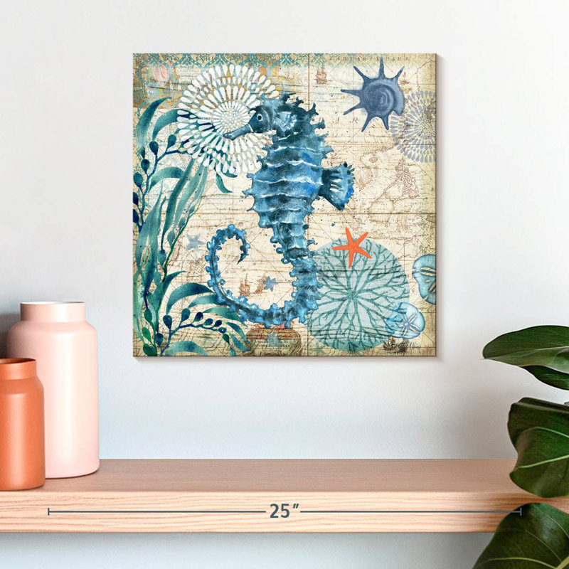 Brampt Monterey Bay Seahorse, 16" H x 16" W