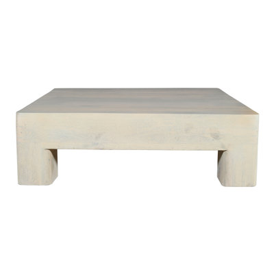 Contemporary Solid Wood Square Coffee Table