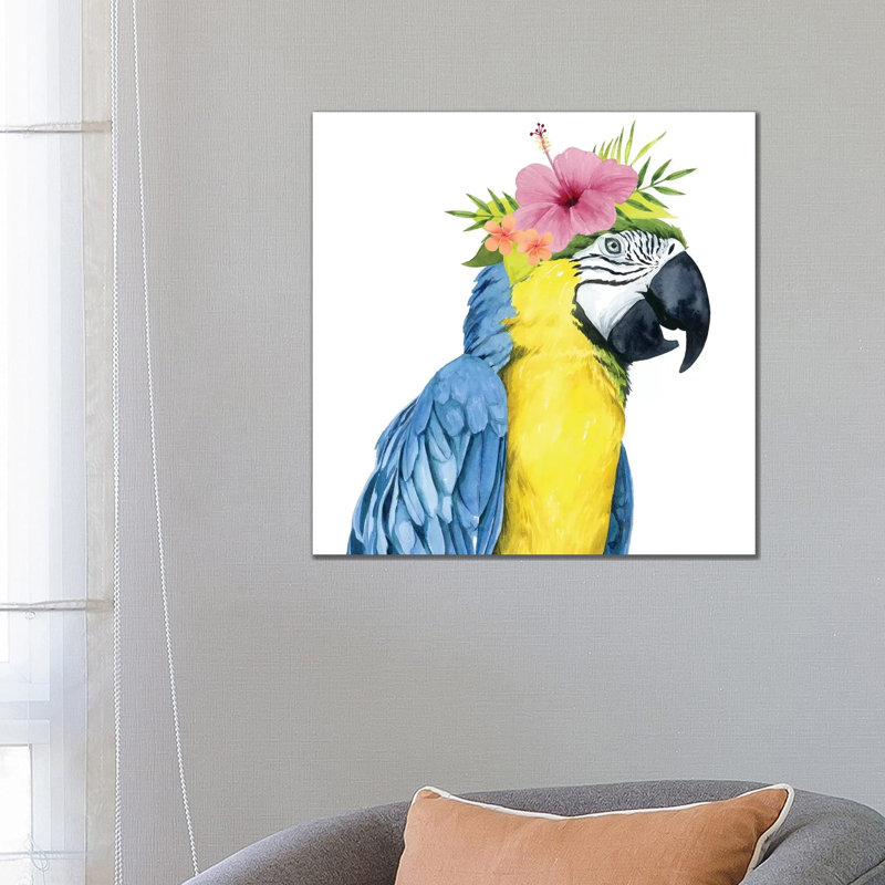 Tropical Halo II by Grace Popp - Wrapped Canvas Print, 66.04 cm H x 66.04 cm W x 1.91 cm D