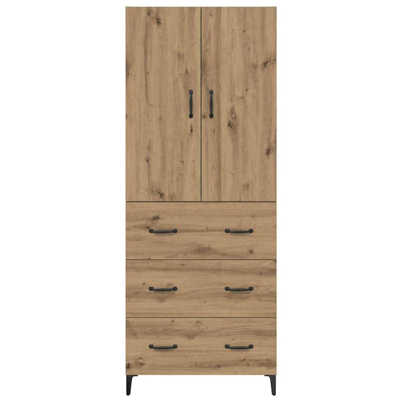  Highboard Artisan Oak 69.5 X 34 X 180 Cm Engineered Wood, Artisan Oak