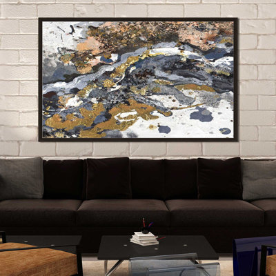 «Turbulence Square I», reproduction d'art sur toile encadrée