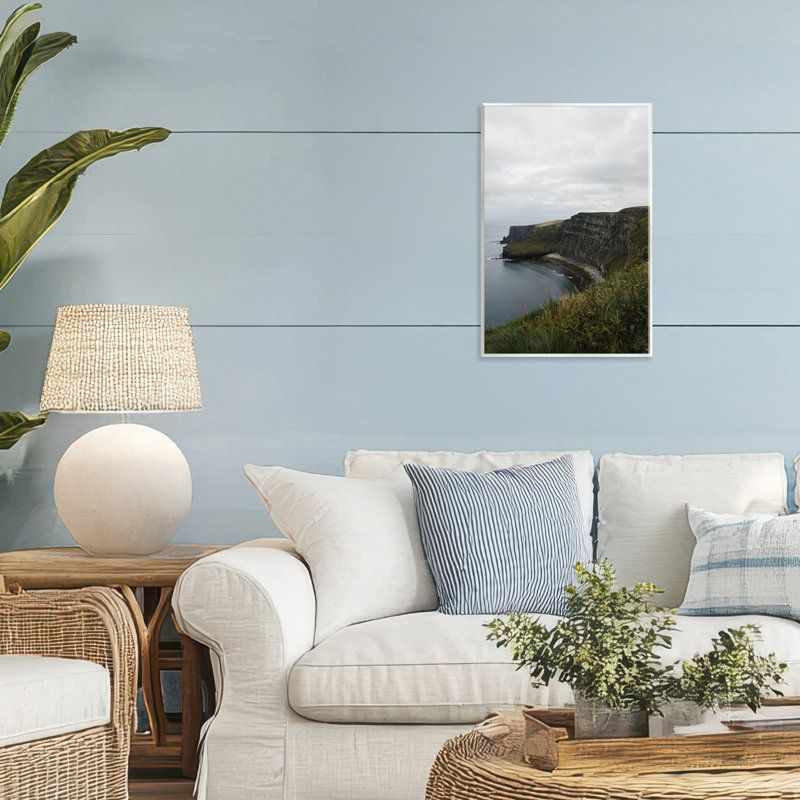 Plaque murale d'Irlande Cove Scenic Inlet, conception de Jade Sharp Photo, H 15 po x l 10 po