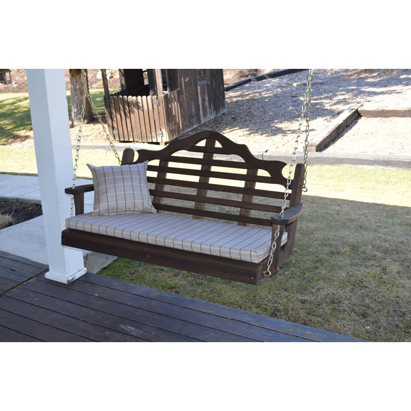Balancelle Coury, Noyer, H 27 po x l 62 po x p 27 po