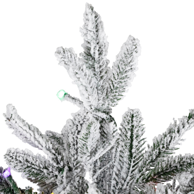 Real Touch™ Artificial Pine Christmas Tree with Lights, 9'