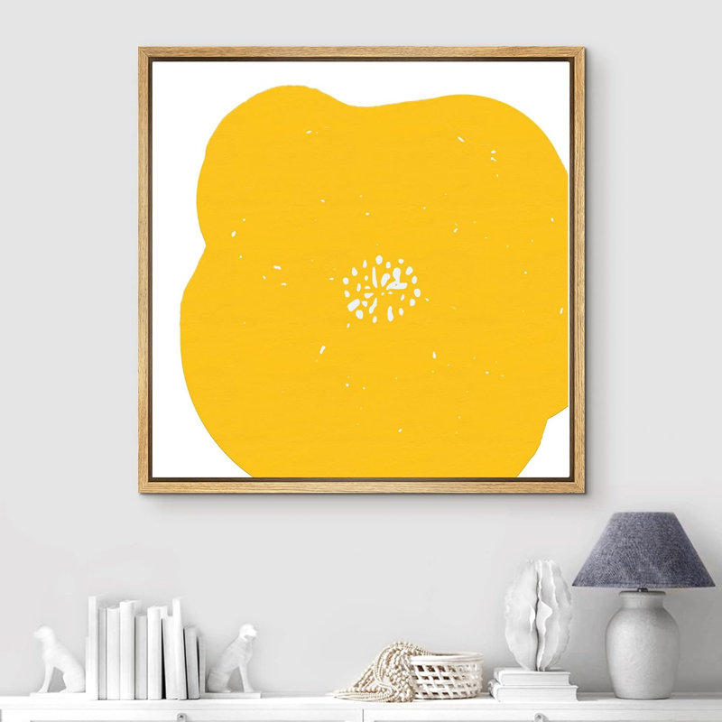 " Large Yellow Daisy ", 24" H x 24" W