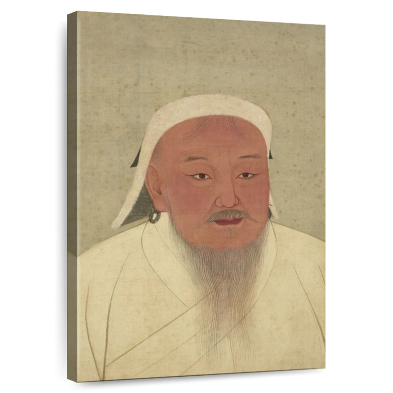 Leisha Genghis Khan, 39" H x 26" W