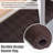 Washable Runner Rug with Non-Slip Backing, Polyester Carpet for Hallway & Entryway-1325135647