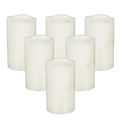 Unscented Flameless Pillar Candle
