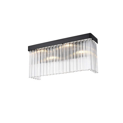 Harlow 19 inch Wall Sconce in Black