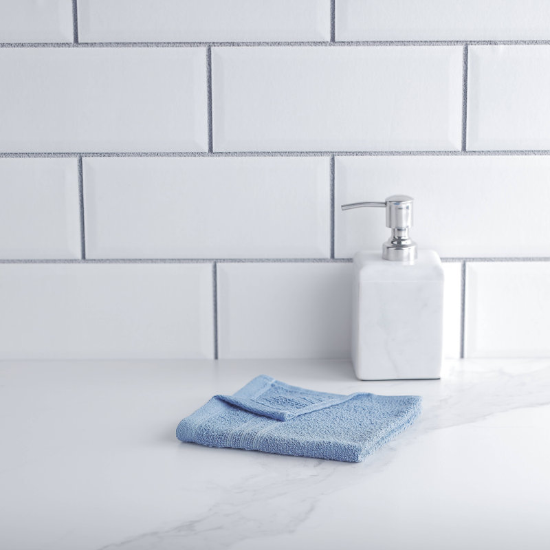 Ensemble de débarbouillettes 100% coton Ariza Sleep Premium - absorbant, durable et doux au toucher - ensemble de 4 débarbouillettes