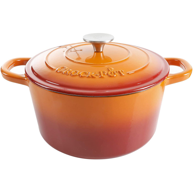 Cocotte en fonte Gibson, Orangé, 5 pintes