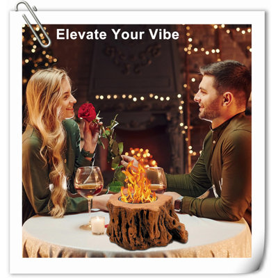 Tabletop Fire Concrete Tabletop Fireplace