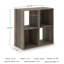 Rangement à 4 cubes-120712615