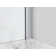 Bromley 72" H Semi-Frameless Rectangle Reversible Shower Enclosure